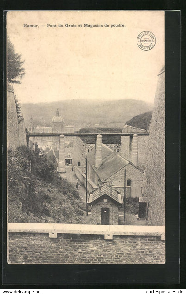 AK Namur, Pont Du Genie Et Magasins De Poudre - Namur