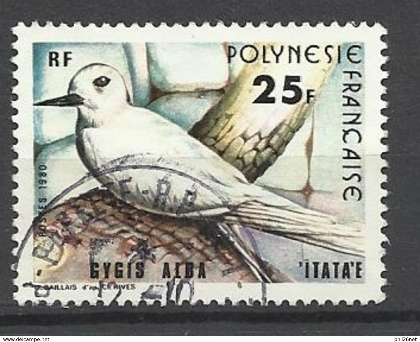 Polynésie  Poste   N°  156 Pigeon Gygis Alba    Oblitéré B/TB  ..    - Pigeons & Columbiformes