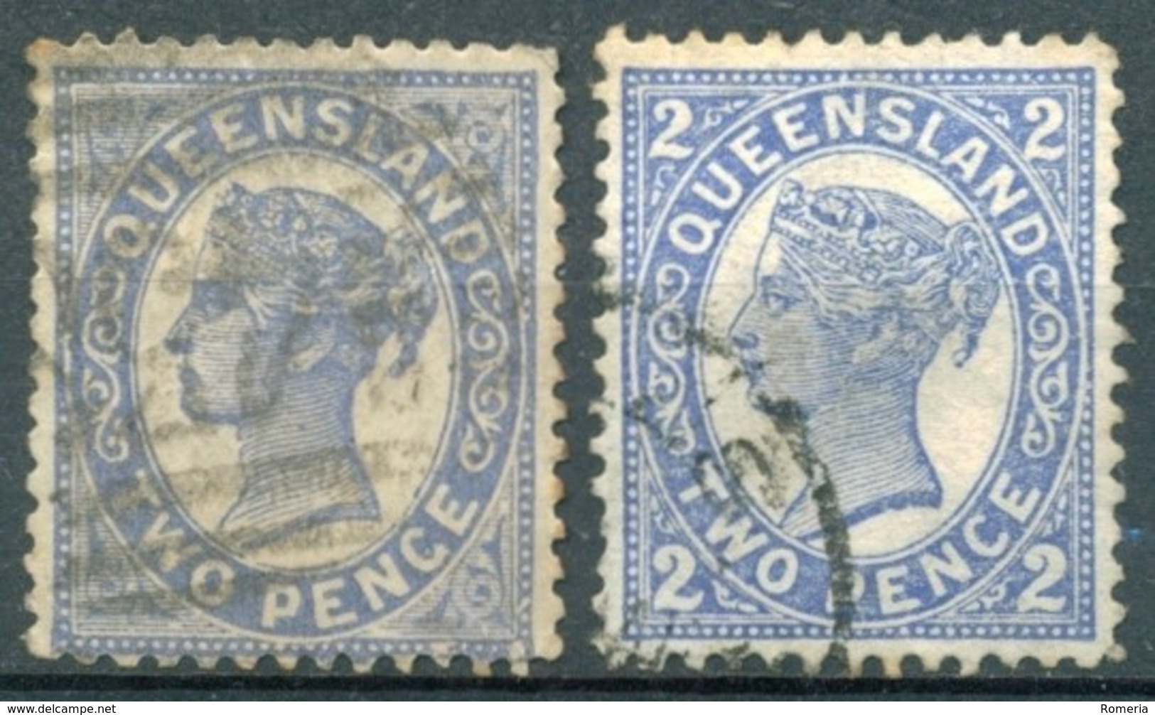 Queensland - 1879/1897 - Yt 42 - 79 - Victoria - Oblitérés - Oblitérés