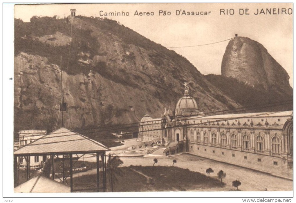 POSTAL  RIO DE JANEIRO - BRASIL  -  CAMINHO AEREO PAO D'ASSUCAR - Rio De Janeiro