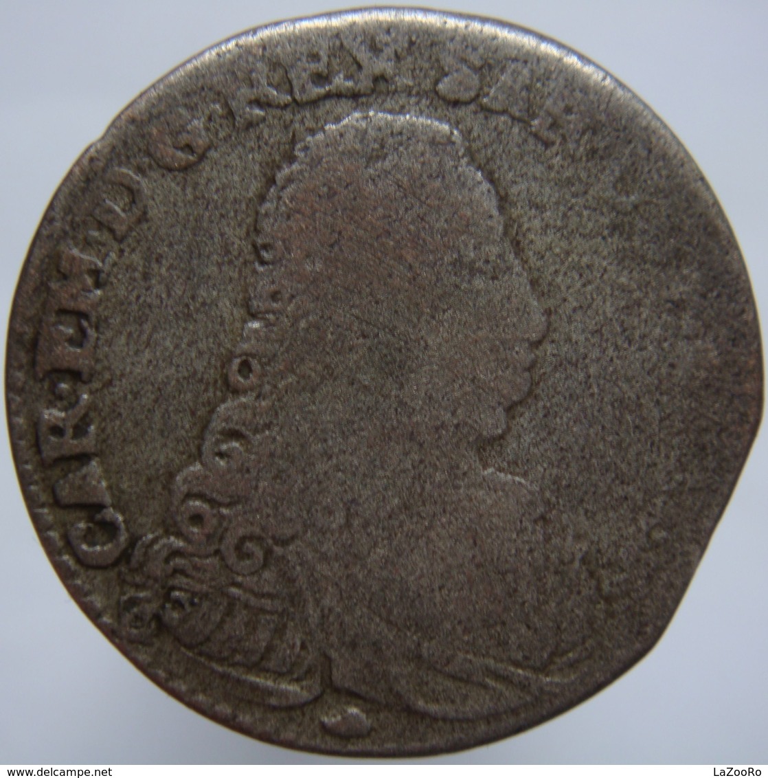 Italy Sardinia 5 Soldi 1735 VG / F- Billon - Italian Piedmont-Sardinia-Savoie