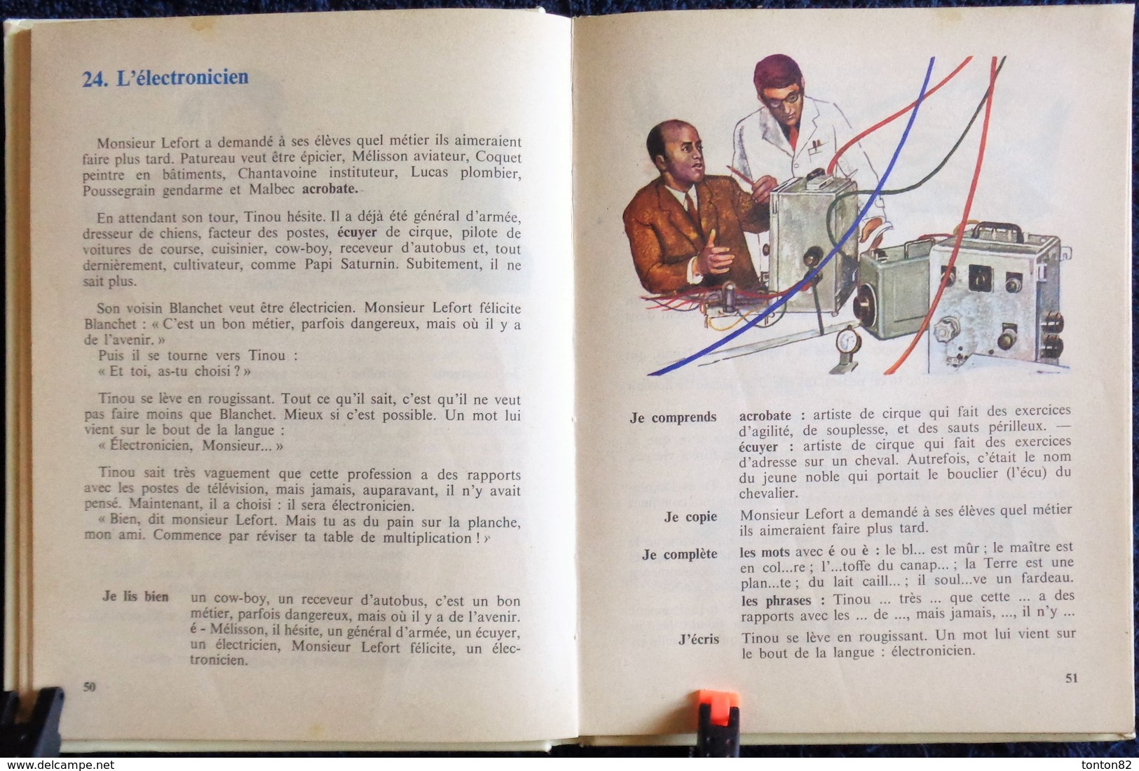 Maurice Jean - LIRELIRELIRE - Aventures de Tinou et Nanou - Livre de Lecture Courante - Larousse - ( 1967 ) .