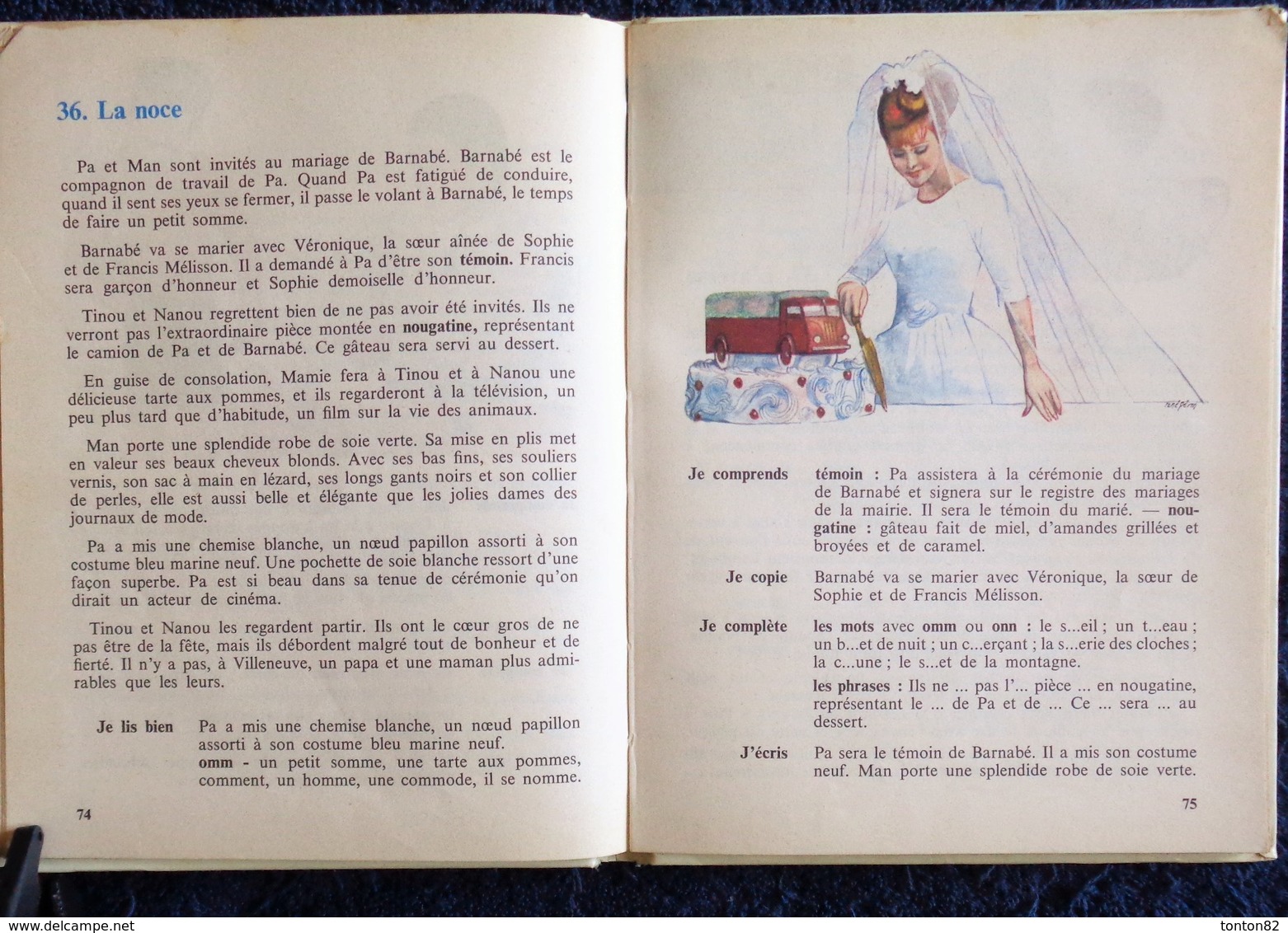 Maurice Jean - LIRELIRELIRE - Aventures de Tinou et Nanou - Livre de Lecture Courante - Larousse - ( 1967 ) .