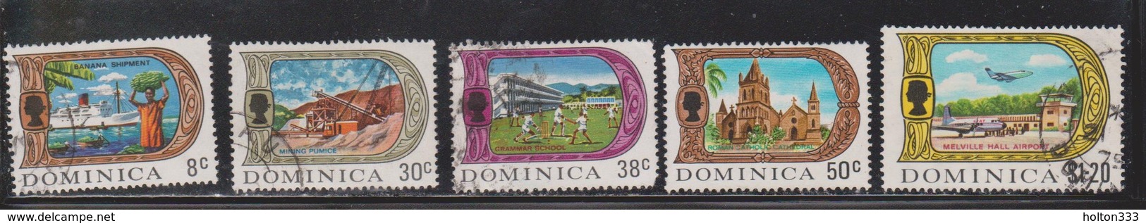 DOMINICA Scott # Between 275 & 284 Used - Various Scenes - Dominica (1978-...)