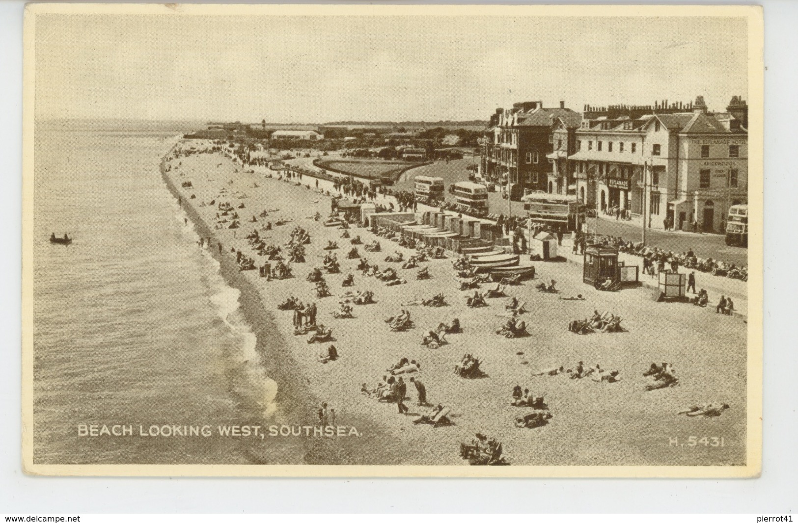 ROYAUME UNI - ENGLAND - SOUTHSEA - Beach Looking West - Autres & Non Classés