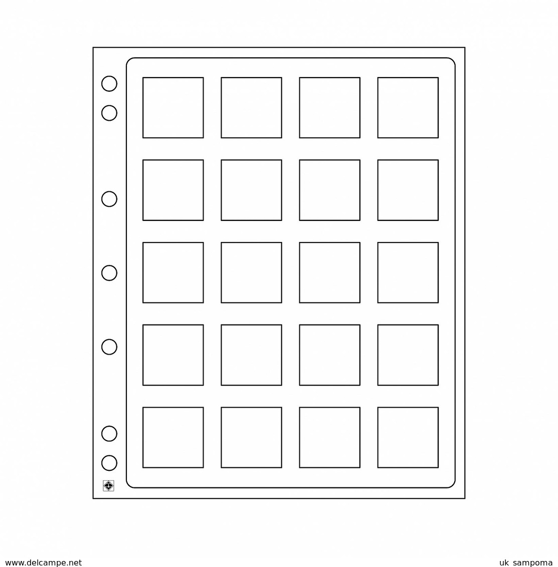 ENCAP Plastic Sheets For QUADRUM Mini Coin Capsules, Pack Of 2 - Supplies And Equipment