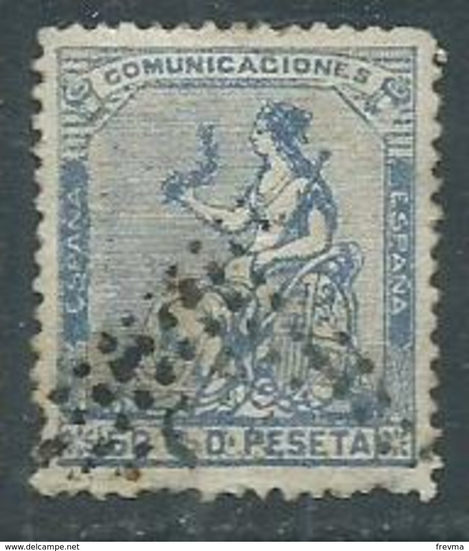 Timbre Espagne 1873 EDIFIL Nº 137 - Usados