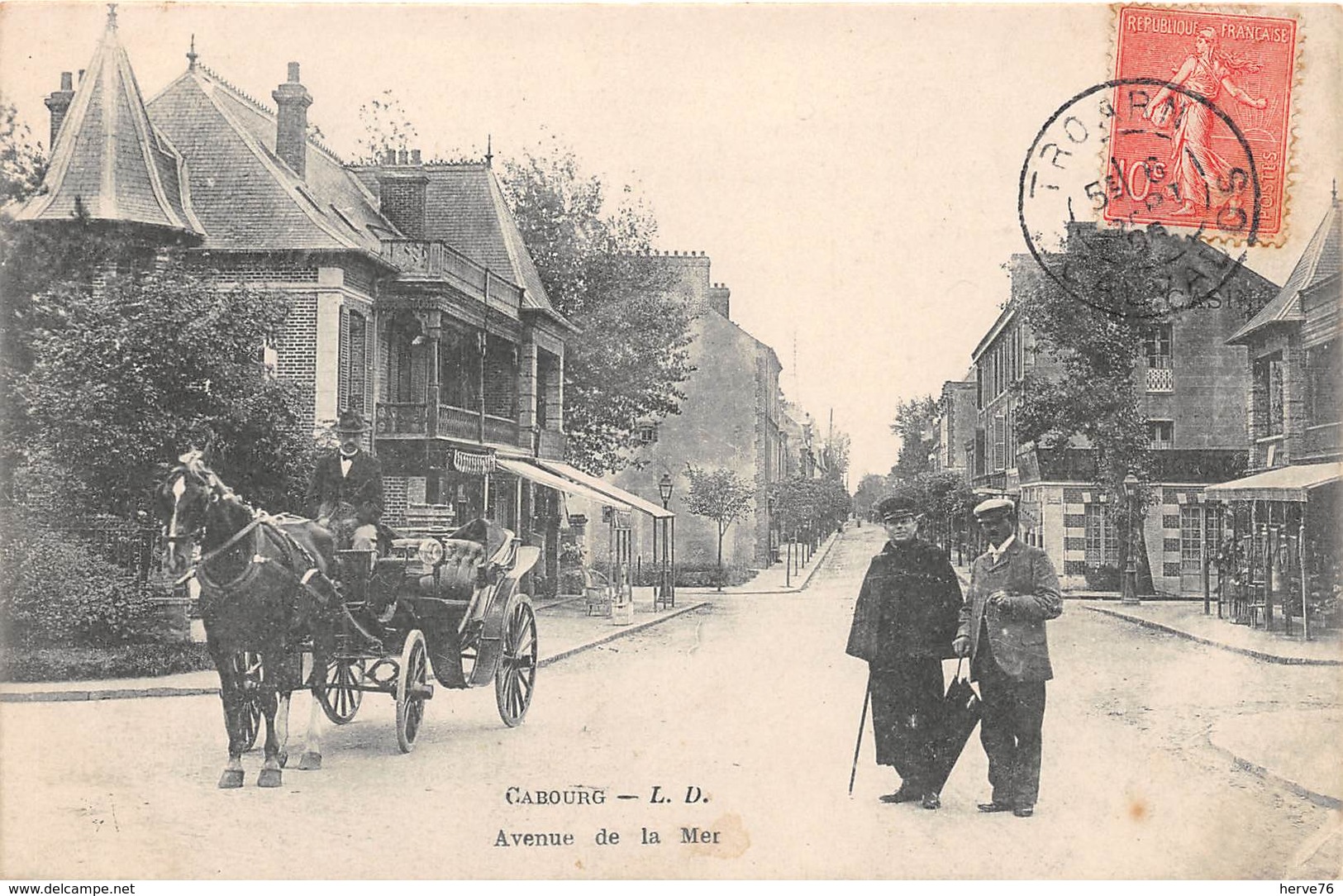 CABOURG - Avenue De La Mer - Attelage - Cabourg