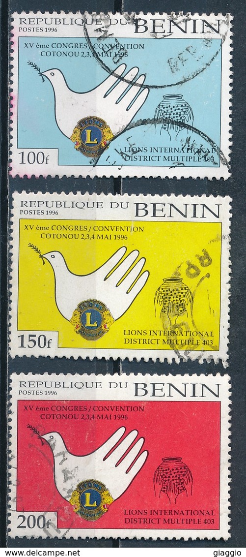 °°° BENIN - Y&T N°709/710AF/AG - 1996 °°° - Benin – Dahomey (1960-...)