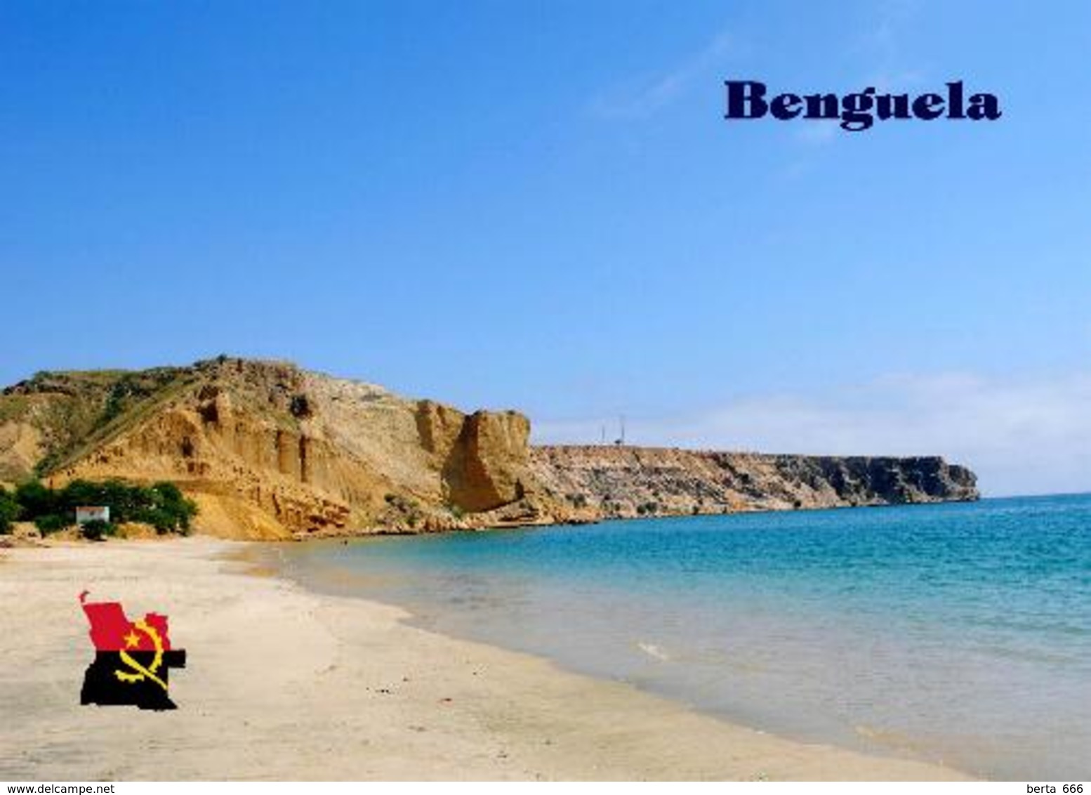 Angola Benguela Blue Bay New Postcard - Angola