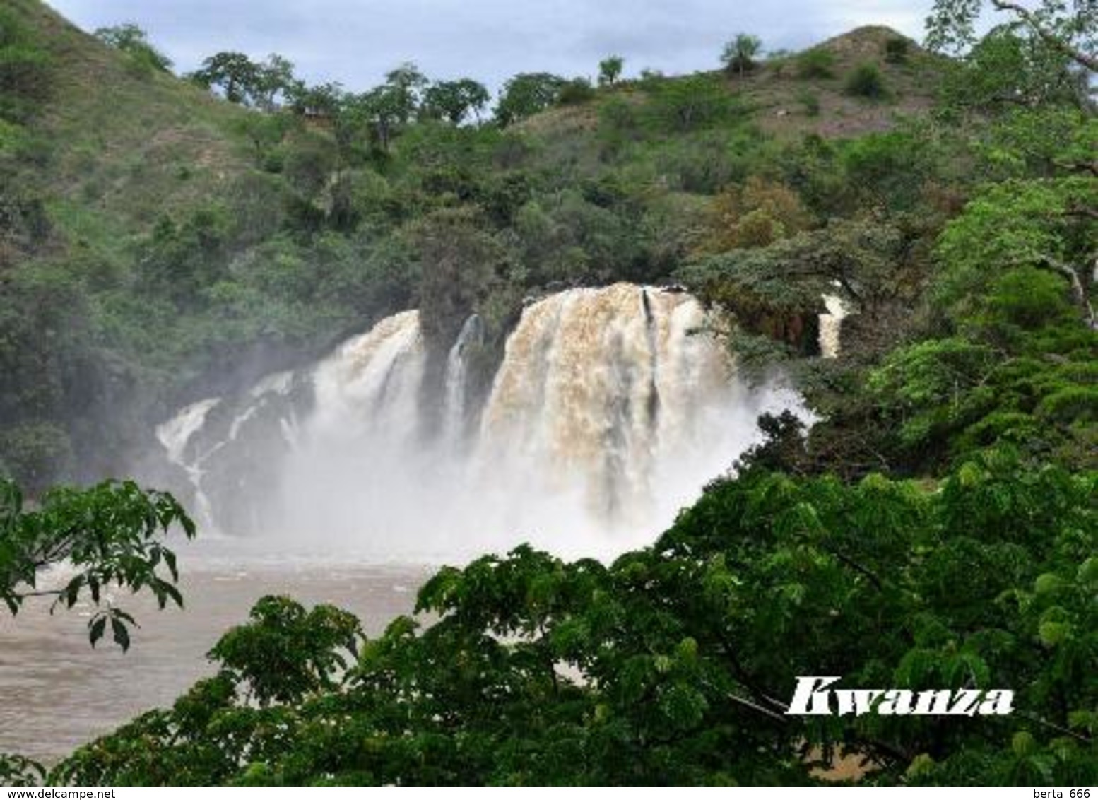 Angola Kwanza Waterfalls New Postcard - Angola