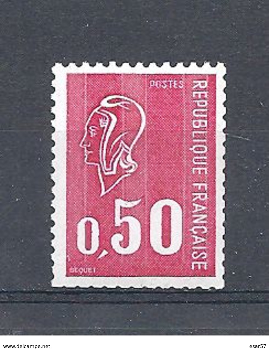 FRANCE MARIANNE DE BEQUET N° 1664b NUMERO ROUGE Au Verso - 1971-1976 Marianne Van Béquet