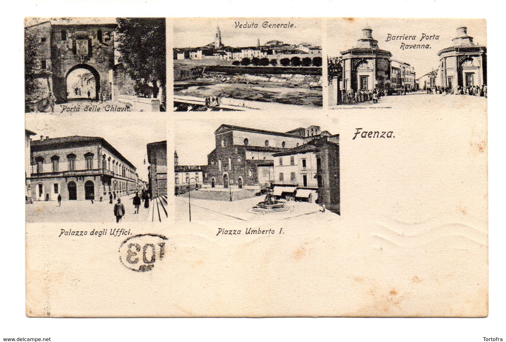 FAENZA  VEDUTINE     1916 - Faenza