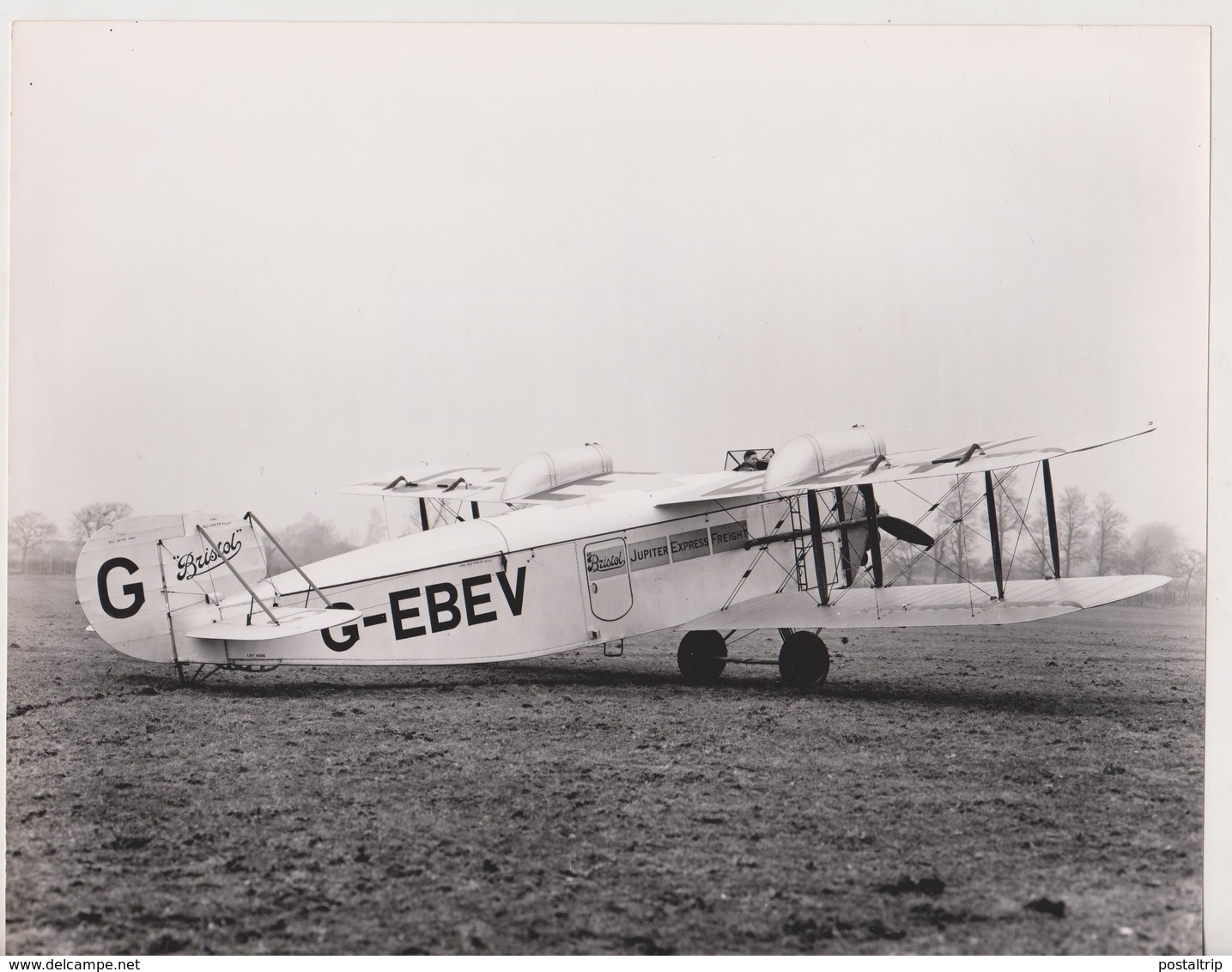 BRISTOL TEN SEATER 22 * 16 CM Aviation, AIRPLAIN, AVION AIRCRAFT - Aviación