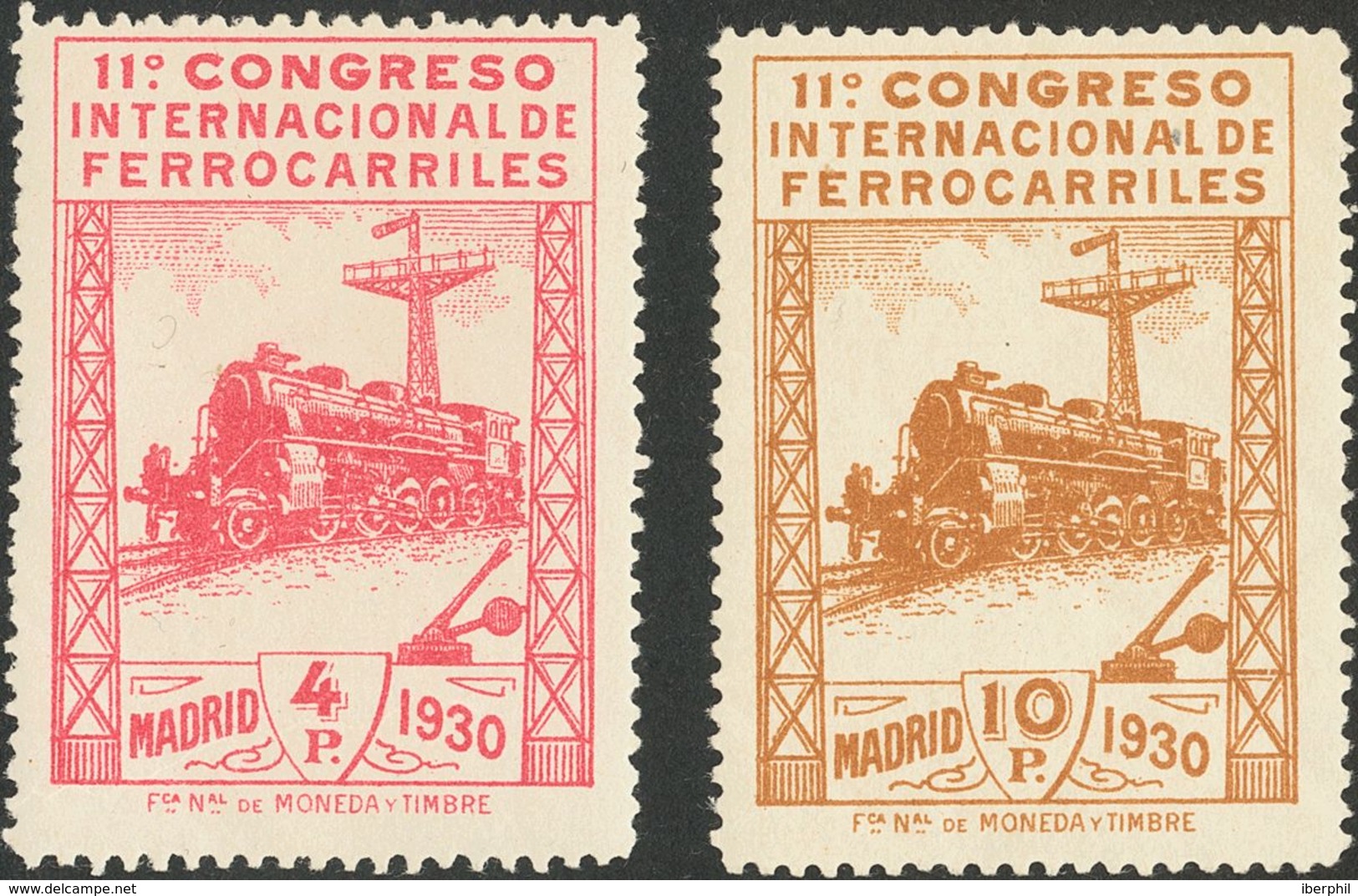 **471/82N. 1930. Serie Completa, Doce Valores (el 30 Cts Manchitas Sin Importancia, Ni Siquiera Se Menciona En El Certif - Autres & Non Classés