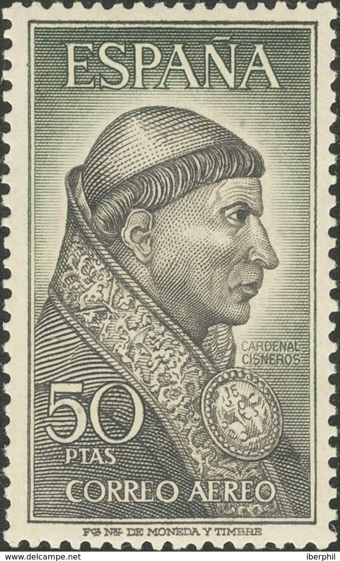 **1536ef, 1537efa, 1539efa. 1963. 1 Pts Negro, 1'50 Pts Castaño Y 50 Pts Oliva. Variedad Colores UNICOLORES. MAGNIFICOS. - Other & Unclassified