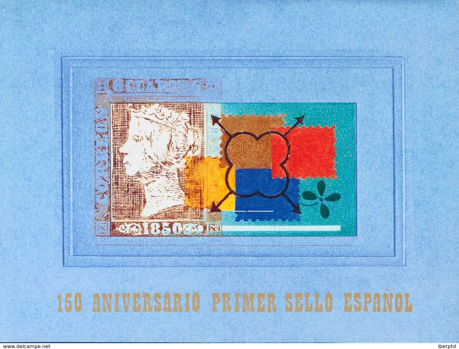 **3711AC. 2000. Carnet Del 150º ANIVERSARIO DEL PRIMER SELLO ESPAÑOL. MAGNIFICO. Edifil 2018: 100 Euros - Autres & Non Classés