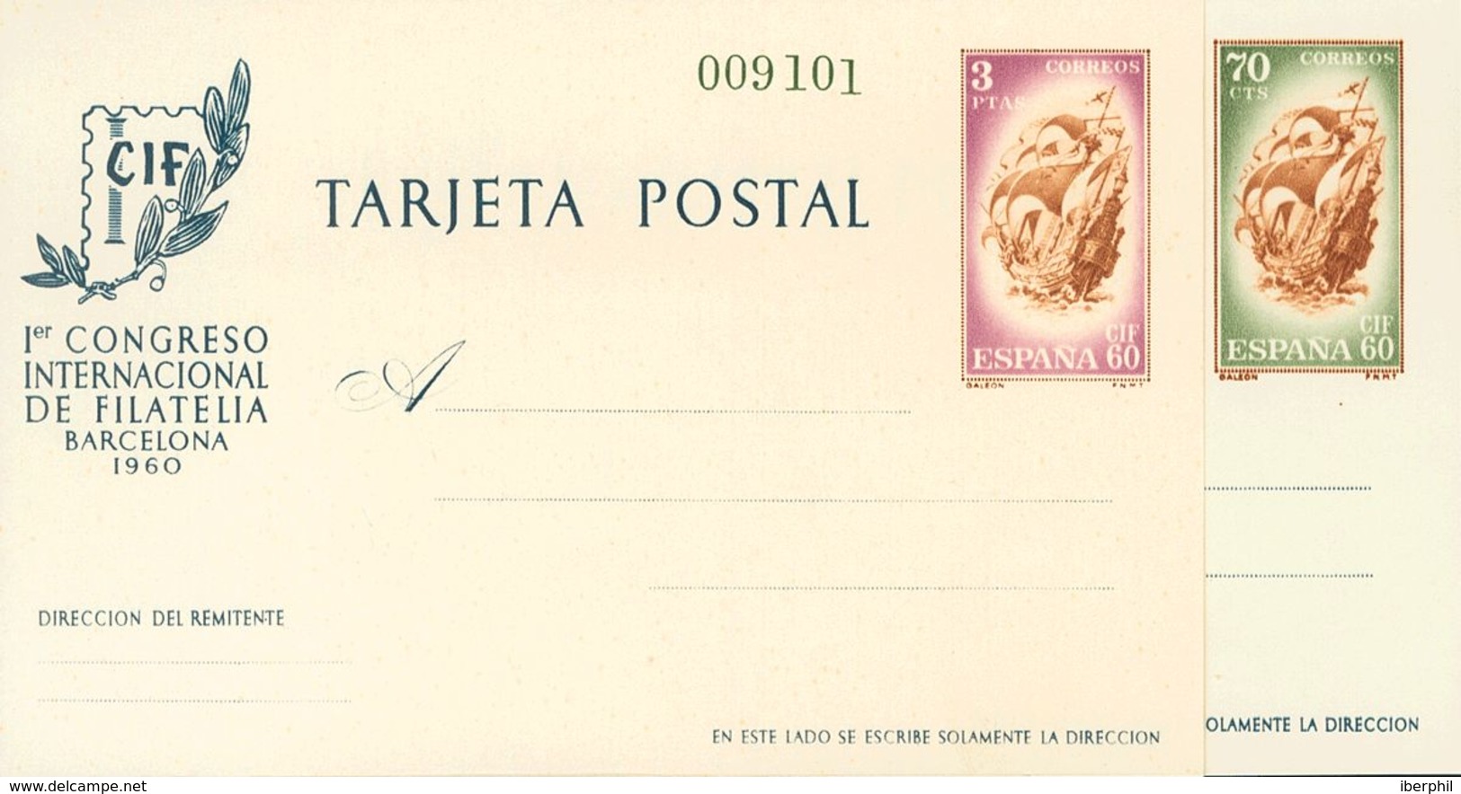 **EP88/89. 1960. Juego Completo De Las Tarjetas Entero Postales. MAGNIFICO. Edifil 2018: 106 Euros - Other & Unclassified