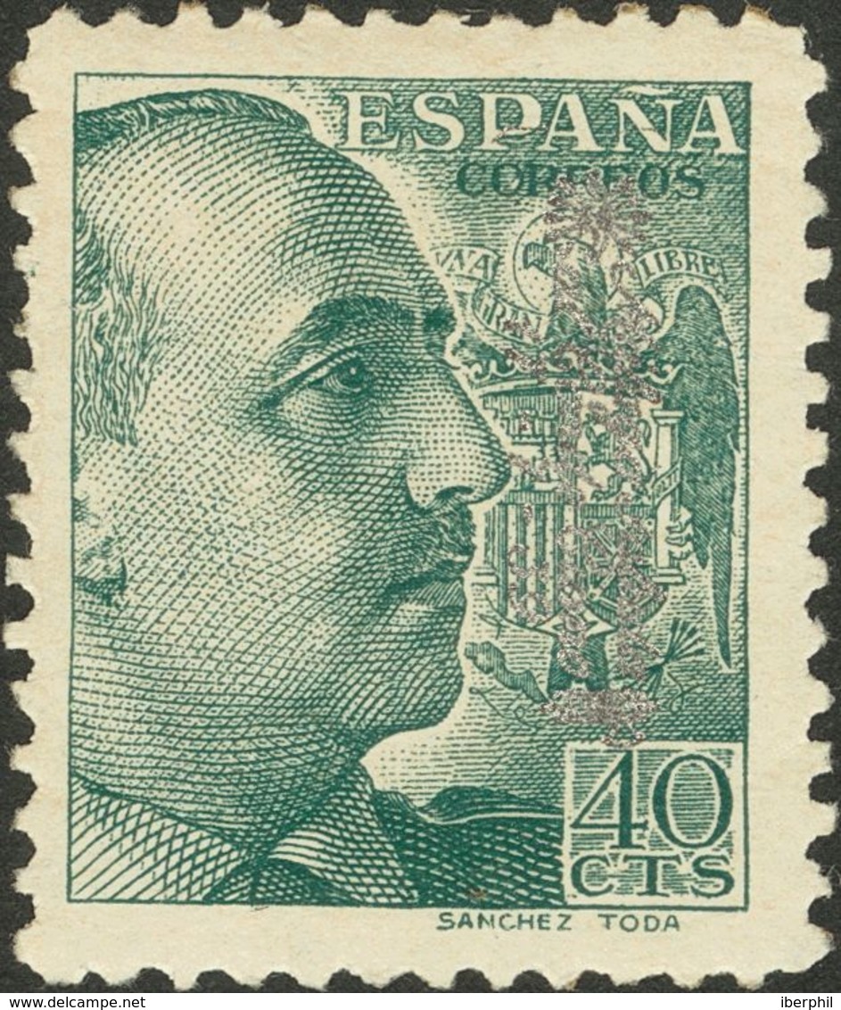 *60/65hi. 1939. Serie Completa, Seis Valores. Variedad SOBRECARGA INVERTIDA. MAGNIFICA Y RARA. - Otros & Sin Clasificación