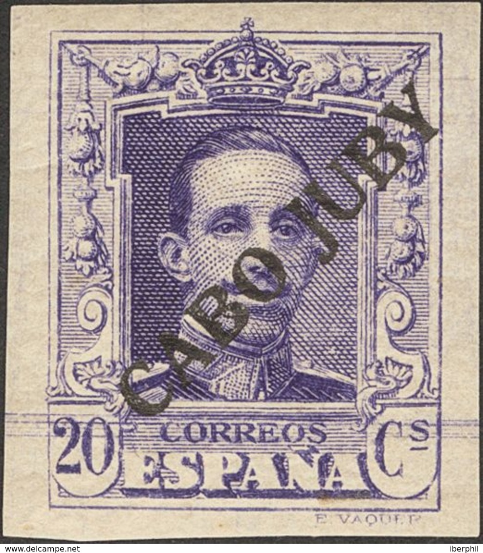 **24s, 25s. 1925. 10 Cts Verde Y 20 Cts Violeta. SIN DENTAR. MAGNIFICOS. Edifil 2018: 214 Euros - Otros & Sin Clasificación