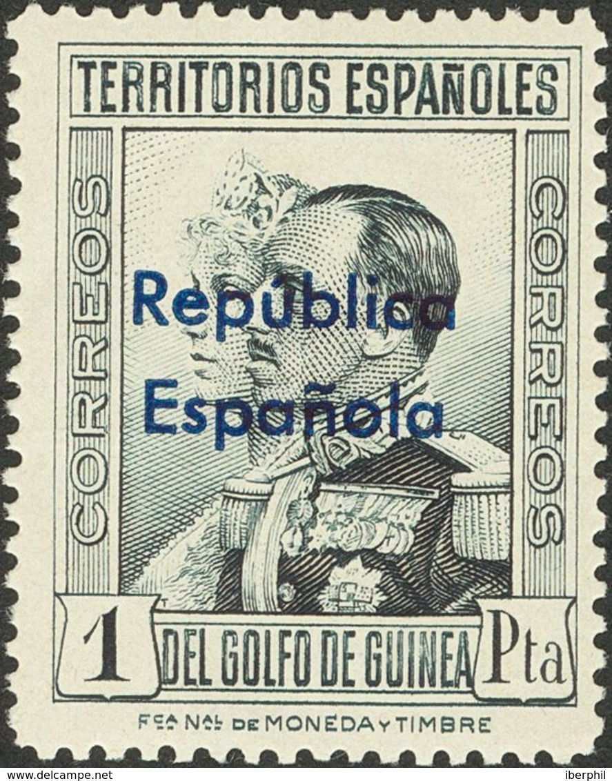 **/*230/41hcc. 1932. Serie Completa, Siete Valores (conservación Habitual). Variedad CAMBIO DE COLOR EN LA SOBRECARGA, E - Otros & Sin Clasificación