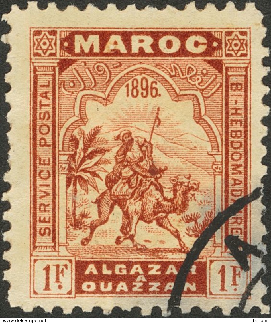 º33/39. 1896. Serie Completa. ALCAZARQUIVIR-UAZZAN. MAGNIFICA Y MUY RARA. Edifil 2013: 398 Euros - Other & Unclassified