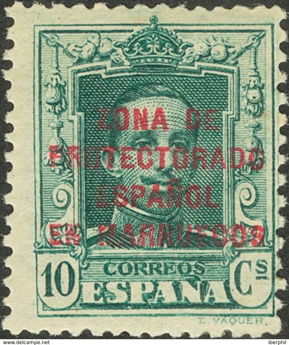 **82a, 83a. 1923. 5 Cts Carmín Vinoso Y 10 Cts Verde Oscuro. MAGNIFICOS. Edifil 2013: 172 Euros - Other & Unclassified