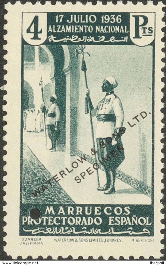 **169/85M. 1937. Serie Completa, Dieciséis Valores. Sobrecarga WATERLOW AND SONS LTD / SPECIMEN Y TALADRO. MAGNIFICA Y M - Altri & Non Classificati