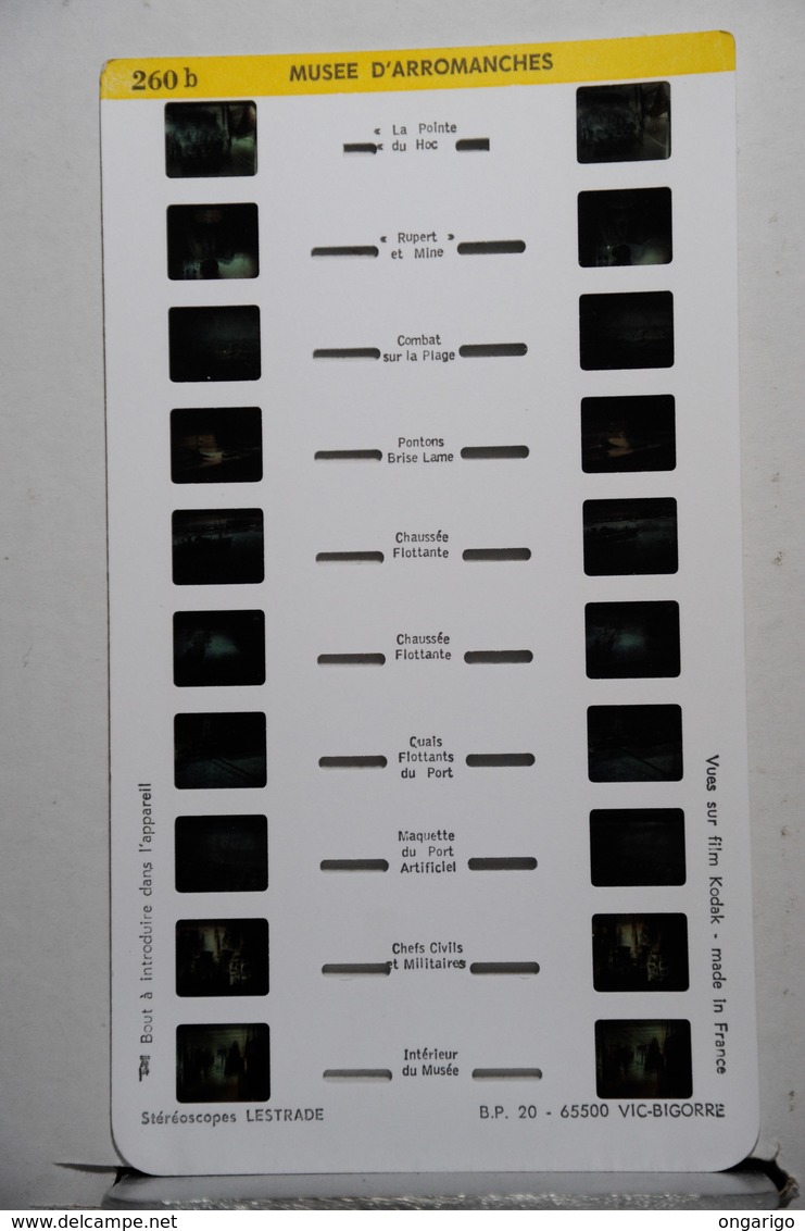 LESTRADE :   260 B  MUSEE D'ARROMANCHES - Visionneuses Stéréoscopiques