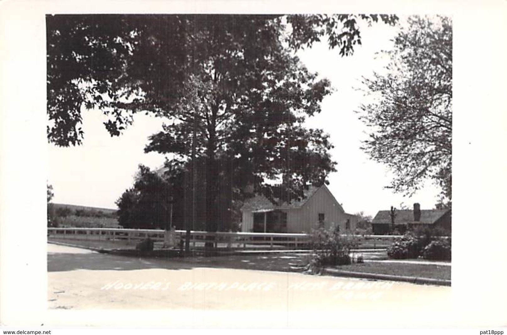 ** Real Photo / Carte Photo ** USA Etats Unis ( IA IOWA ) WEST BRANCH : Hoover's BirthPlace - Format CPA - - Autres & Non Classés