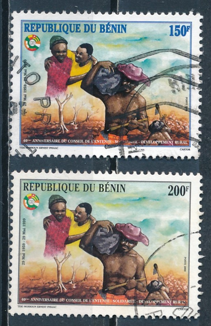 °°° BENIN - MI N°1230/31 - 2001 °°° - Bénin – Dahomey (1960-...)