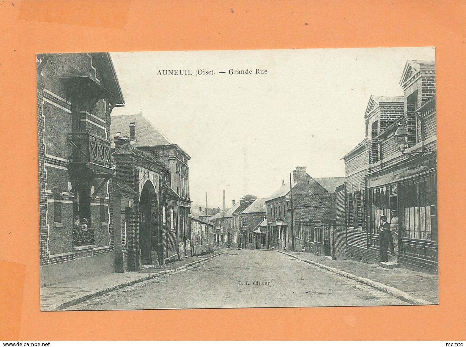 CPA  Décollée  - Auneuil  - (Oise) - Grande Rue - Auneuil