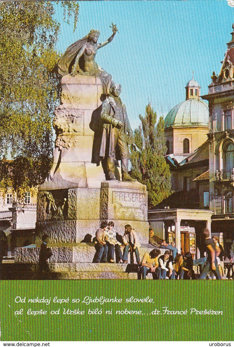 SLOVENIA - Ljubljana 1982 - Spomenik Presernu - Slovenia