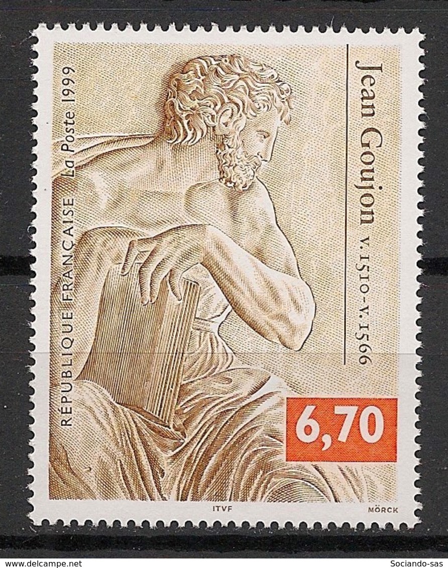 France - 1999 - N°Yv. 3222 - Sculpture / Goujon - Neuf Luxe ** / MNH / Postfrisch - Unused Stamps