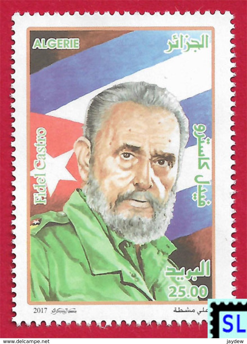 Algeria Stamps 2017, Fidel Castro, MNH - Algeria (1962-...)