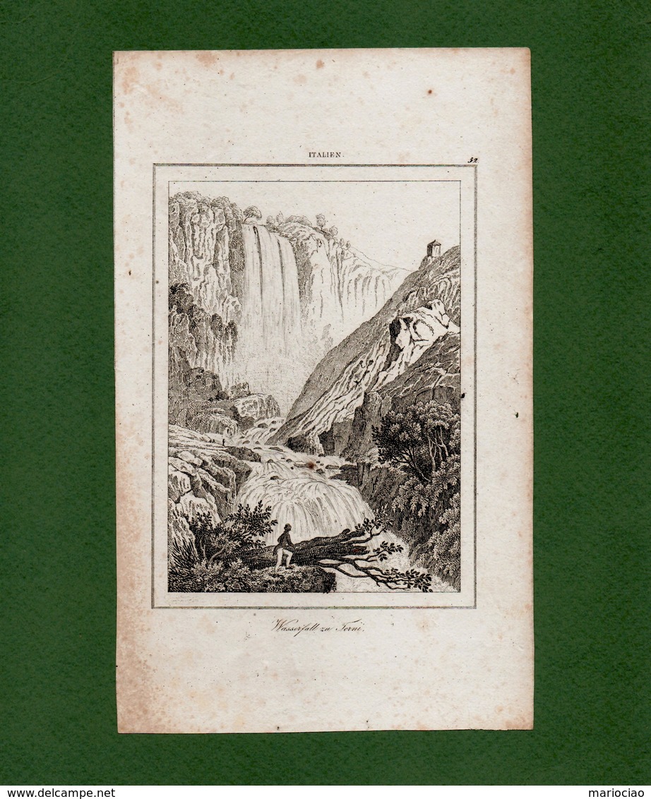 ST-IT TERNI Cascata Delle Marmore 1835~ - Prints & Engravings