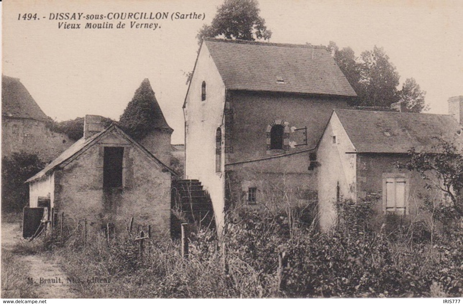 CP1 - 49 - DISSAY-SOUS-COURCILLON - VIEUX MOULIN DE VERNEY - Autres & Non Classés