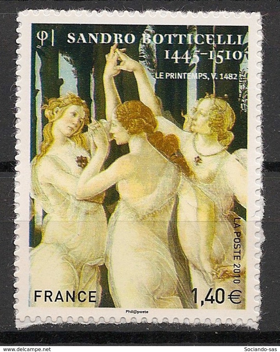 France - 2010 - N°Yv. A509 - Botticelli - Autocollant - Neuf Luxe ** / MNH / Postfrisch - Nuevos