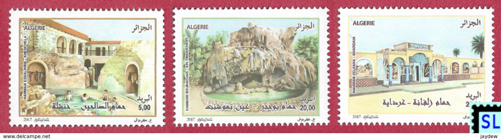 Algeria Stamps 2017, Algerian Spa Resorts, MNH - Algeria (1962-...)