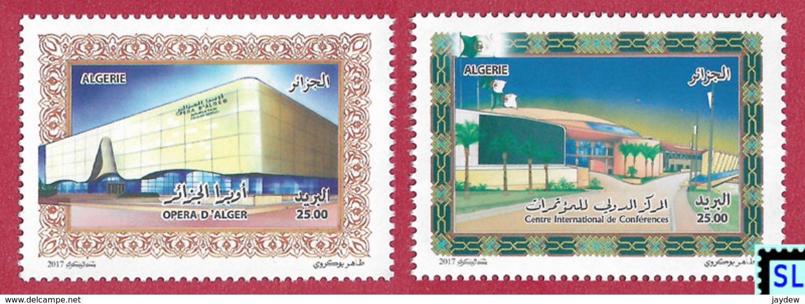 Algeria Stamps 2017, Architecture, MNH - Algeria (1962-...)