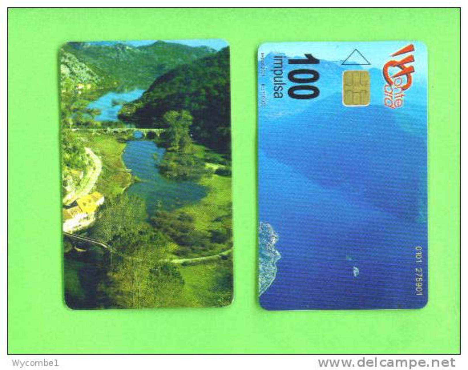 MONTENEGRO - Chip Phonecard/Coast And Mountain Views - Montenegro