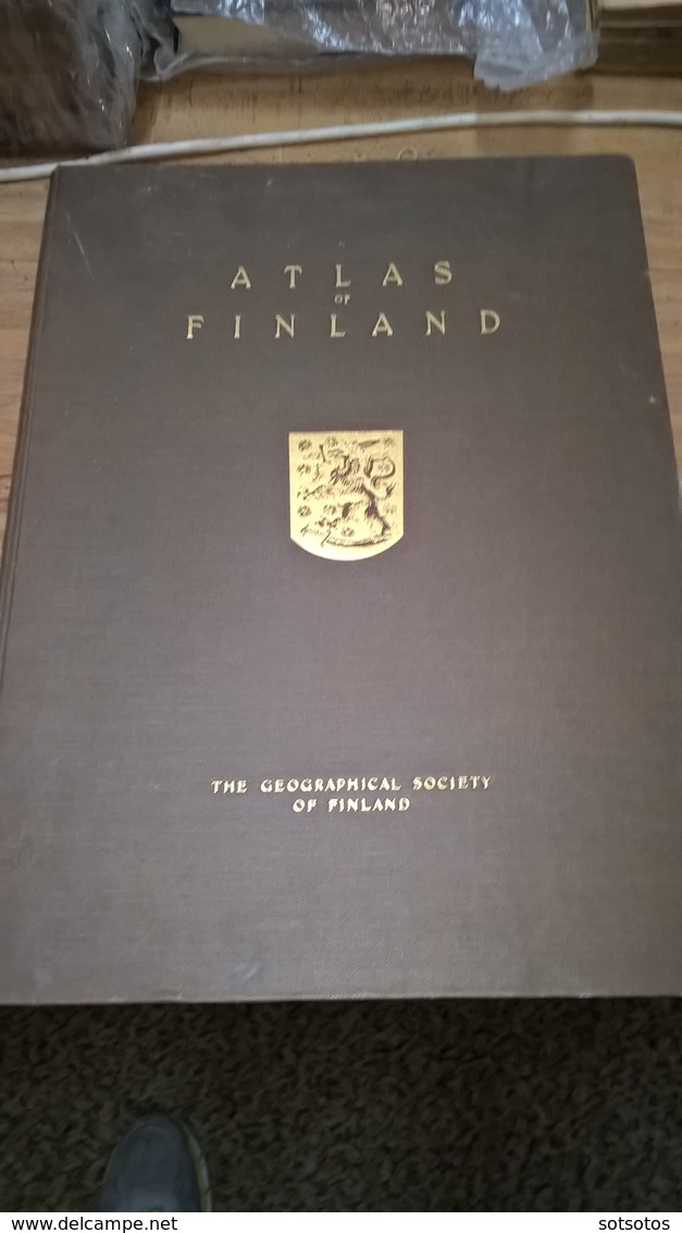 SUOMEN KARTASTO 1925 (ATLAS Of FINLAND - ATLAS OVER FINLAND) - The GEOGRAPHICAL SOCIETY Of FINLAND - 160PGS (8+38X4) - - Idiomas Escandinavos