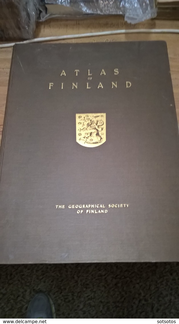 SUOMEN KARTASTO 1925 (ATLAS Of FINLAND - ATLAS OVER FINLAND) - The GEOGRAPHICAL SOCIETY Of FINLAND - 160PGS (8+38X4) - - Lingue Scandinave