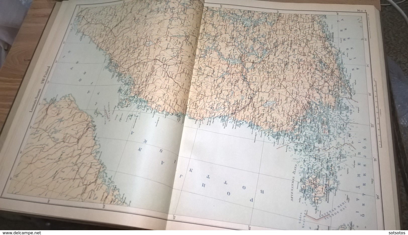 SUOMEN KARTASTO 1925 (ATLAS of FINLAND - ATLAS OVER FINLAND) - The GEOGRAPHICAL SOCIETY of FINLAND - 160PGS (8+38X4) -