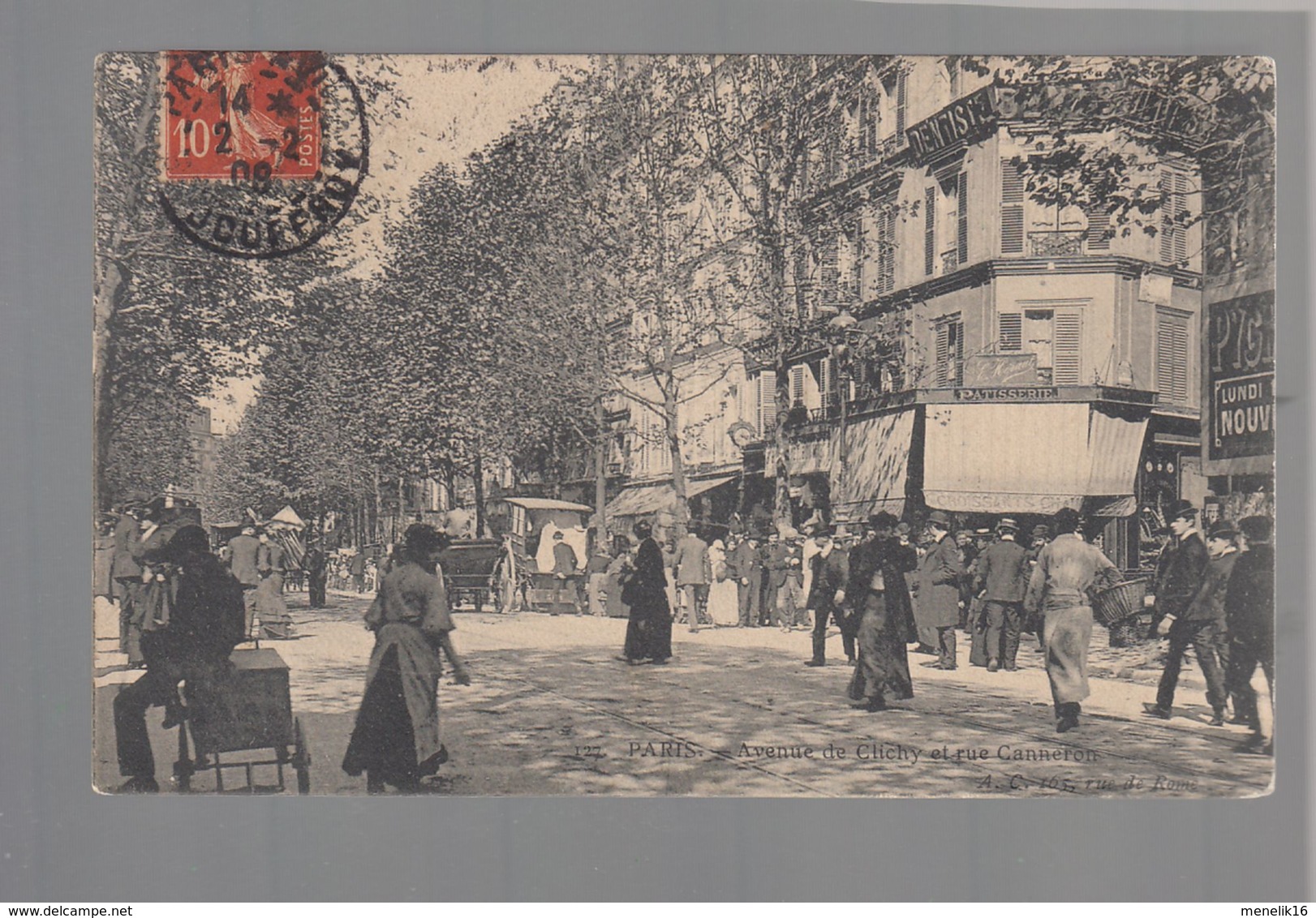 CPA - 75 - Paris - Avenue De Clichy Et Rue Ganneron - District 17