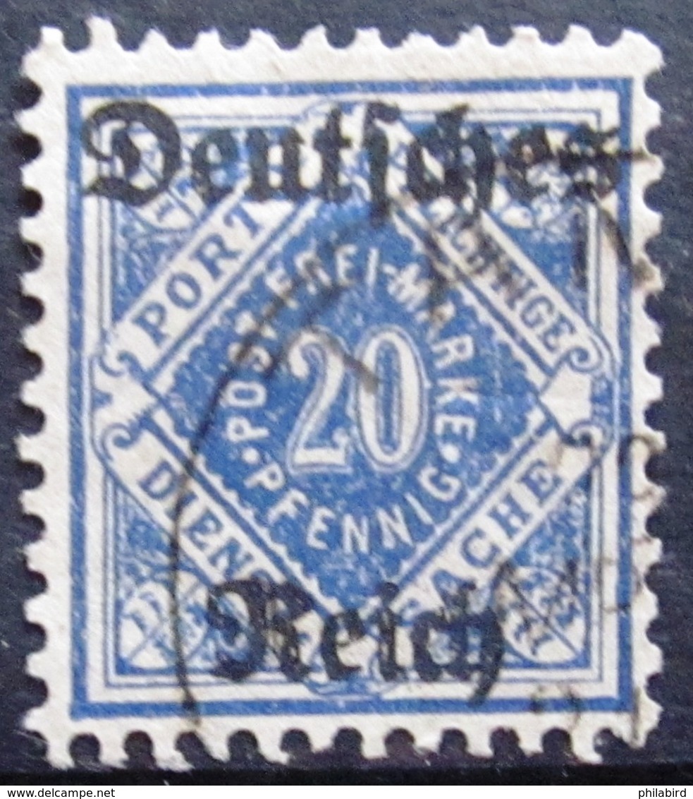 ALLEMAGNE Empire                  Service 15X                      OBLITERE - Service