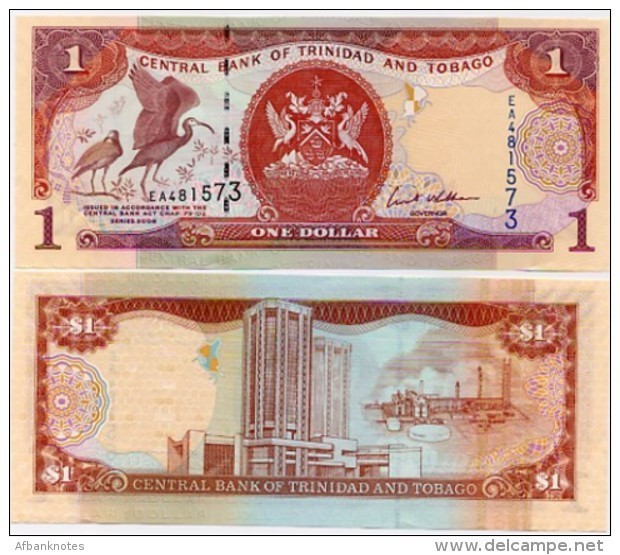 TRINIDAD & TOBAGO     1 Dollar      P-46       2006      UNC - Trindad & Tobago