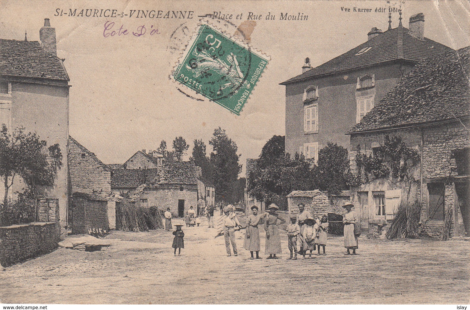 21 - ST-MAURICE -sur- VINGEANNE - Place Et Rue Du Moulin - Altri & Non Classificati