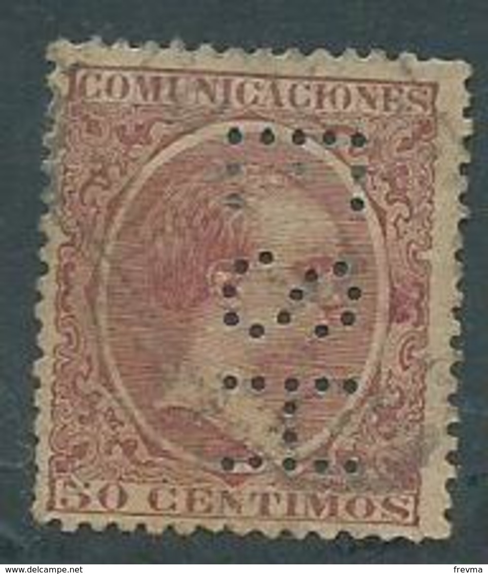 Timbre Espagne 1899 ALFONSO XIII Perforé FSH - Oblitérés