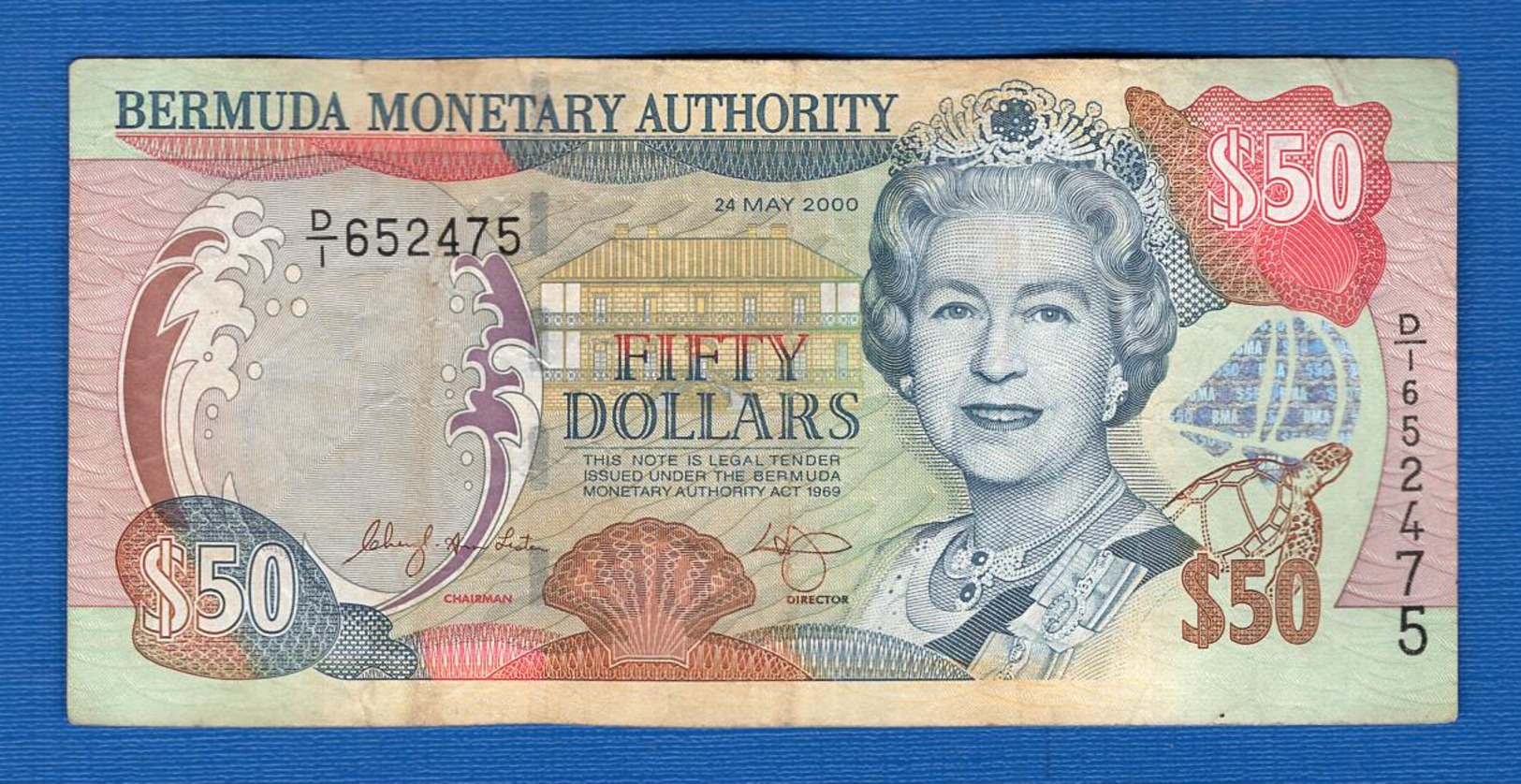 Bermude  50  Dollars  24/5/2000 - Bermudes